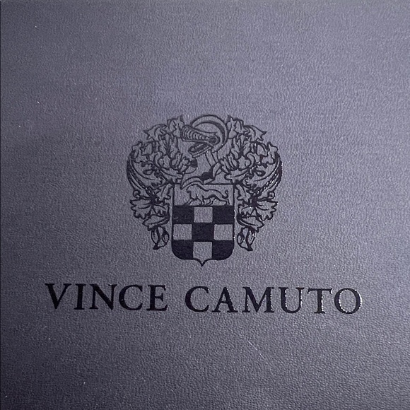 Vince Camuto Aldo Men's Watch w/1.5” Vibrant Blue Dial and Black Leather Band - Picture 7 of 7